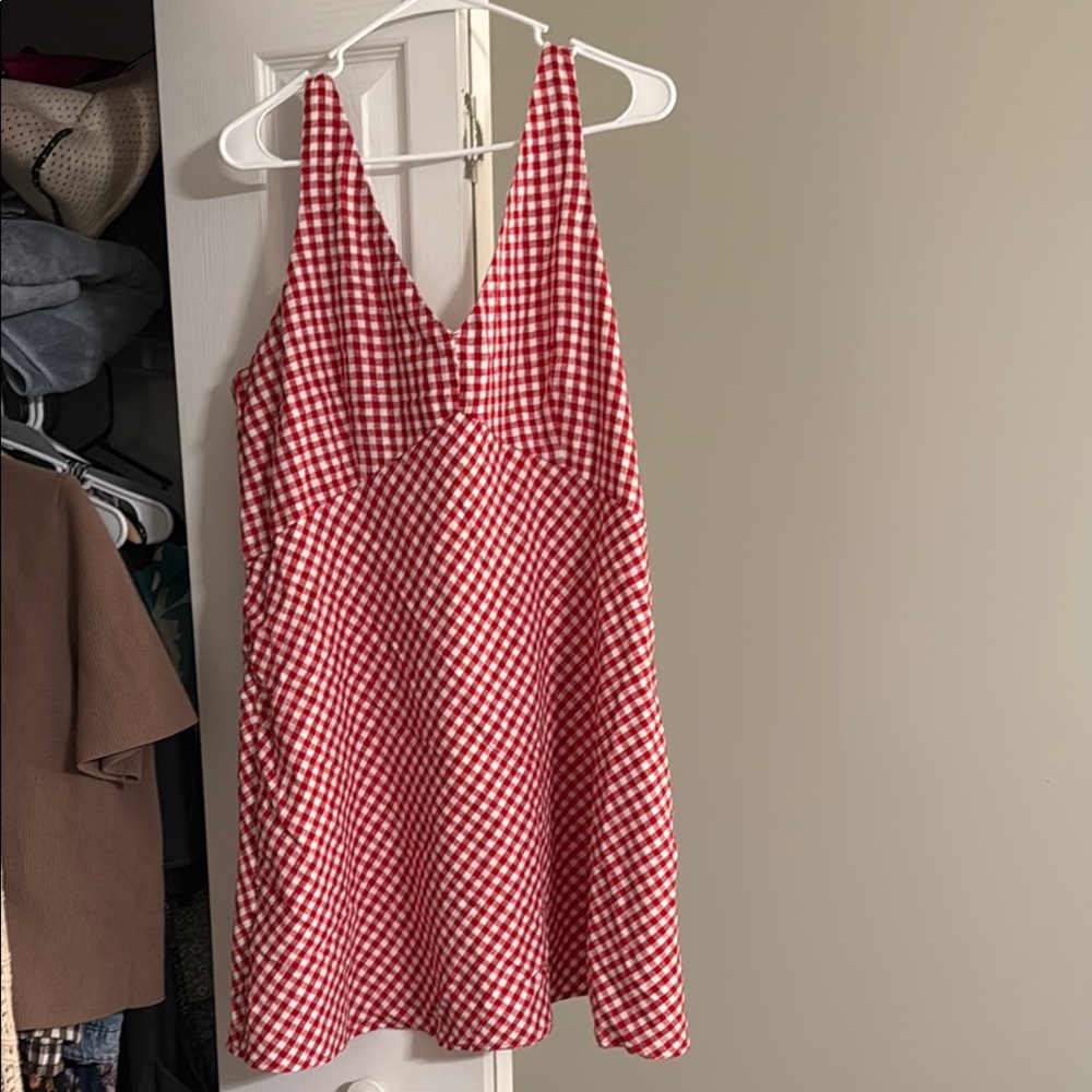 Abercrombie Gingham dress 🍒